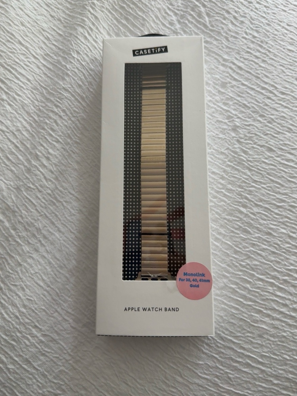 Casetify Gold MonoLink Apple Watch Band